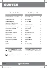 Preview for 2 page of Surtek EA607 User Manual And Warranty