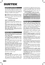 Preview for 8 page of Surtek GG408 User Manual And Warranty