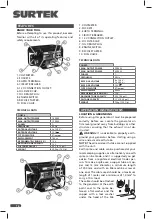 Preview for 16 page of Surtek GG518 User Manual And Warranty