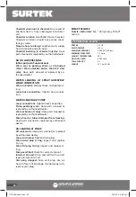 Preview for 26 page of Surtek HG755 User Manual And Warranty