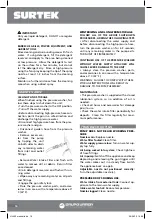 Preview for 16 page of Surtek HL450 Manual