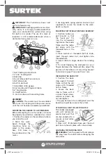 Предварительный просмотр 12 страницы Surtek LE612 User Manual And Warranty