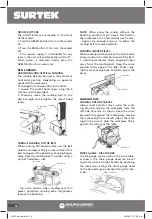 Preview for 14 page of Surtek LE612 User Manual And Warranty