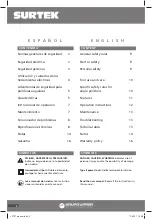 Preview for 2 page of Surtek LP707 User Manual And Warranty