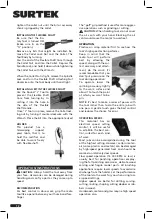 Preview for 12 page of Surtek MT514A Manual