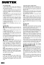 Preview for 20 page of Surtek RR612 Manual