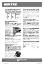 Предварительный просмотр 6 страницы Surtek SK503A User Manual