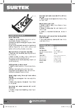 Preview for 42 page of Surtek SM710 User Manual And Warranty