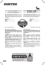 Preview for 16 page of Surtek SOL4160 User Manual And Warranty