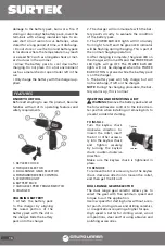 Preview for 14 page of Surtek TBA612 User Manual And Warranty