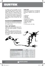 Preview for 4 page of Surtek TN538 User'S Manual And Warrantly