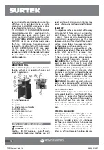 Preview for 14 page of Surtek TR701A User'S Manual And Warrantly