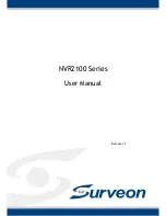 Surveon NVR2100 Series User Manual preview