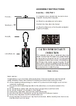 Preview for 1 page of Surya Gavin GVLP-001 Assembly Instructions