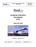 SusiAir L410 UVP-E20 Standard Operating Procedures предпросмотр