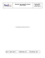 Preview for 6 page of SusiAir L410 UVP-E20 Standard Operating Procedures