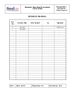 Preview for 7 page of SusiAir L410 UVP-E20 Standard Operating Procedures