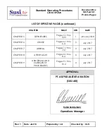 Preview for 10 page of SusiAir L410 UVP-E20 Standard Operating Procedures