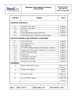 Preview for 18 page of SusiAir L410 UVP-E20 Standard Operating Procedures