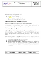 Preview for 137 page of SusiAir L410 UVP-E20 Standard Operating Procedures