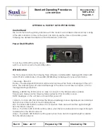 Preview for 169 page of SusiAir L410 UVP-E20 Standard Operating Procedures