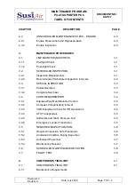 Preview for 14 page of SusiAir PILATUS PORTER PC6 Maintenance Program