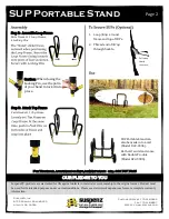 Preview for 2 page of SUSPENZ Double-Up SUP Stand 22-9936 Quick Start Manual