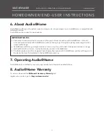 Preview for 11 page of Sussman mr.steam Audio@Home Installation, Operation And Maintenance Manual