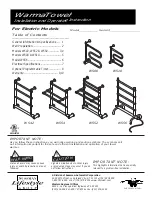 Sussman WarmaTowel W500 Installation And Operating Instruction preview