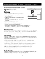 Preview for 9 page of Sussman WarmaTowel W500 Installation And Operating Instruction