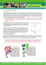 Предварительный просмотр 20 страницы Susteco Big Hanna T120 Operation Manual