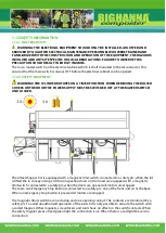 Предварительный просмотр 21 страницы Susteco Big Hanna T120 Operation Manual