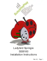 Sutcliffe Play Ladybird Springie SSB160 Installation Instructions предпросмотр