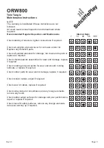 Preview for 11 page of Sutcliffe Play Orchard Twin Tangle ORW800 Installation Instructions Manual