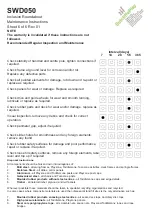 Preview for 6 page of Sutcliffe Play SWD050 Installation Instructions Manual