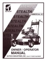 Sutech Stealth Commercial 33 Owner'S/Operator'S Manual preview