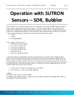 Предварительный просмотр 11 страницы Sutron 8080-0005-1B Operation & Maintenance Manual