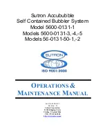 Предварительный просмотр 1 страницы Sutron Accububble 56-0131-50-1 Operation & Maintenance Manual