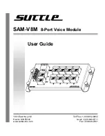 Suttle 8-Port Voice Module SAM-V8M User Manual preview