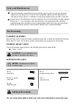 Preview for 4 page of Sutton Riverton D71 M58919 Use And Care Manual