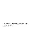 Suunto AMBIT3 SPORT 2.0 User Manual preview