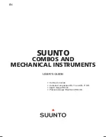 Предварительный просмотр 1 страницы Suunto CB-71 User Manual