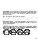 Preview for 90 page of Suunto D9tx User Manual