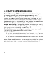 Preview for 7 page of Suunto Lumi Florette Quick Manual