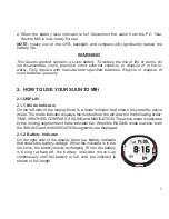 Preview for 8 page of Suunto M9i User Manual