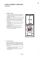 Suunto MIRROR COMPASSES User Manual preview