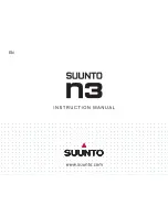 Suunto N3 Instruction Manual preview