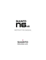 Preview for 1 page of Suunto n6HR Instruction Manual