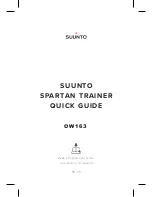 Предварительный просмотр 1 страницы Suunto OW163 Quick Manual