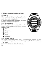 Предварительный просмотр 12 страницы Suunto S6 User Manual